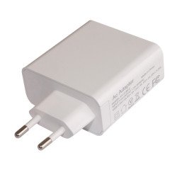USB захранващ адаптер MAKKI Универсално зарядно за стена Charger Wall GaN - USB Type-C 65W White - MAKKI-GN65W