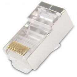 Мрежово оборудване VCOM Конектори UTP connectors Cat6 STP/Shielded/RJ45 - 20pcs pack - NM026-20pcs