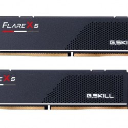 RAM памет за настолен компютър G.SKILL Flare X5 Black 64GB(2x32GB) DDR5 PC5-48000 5600MHz CL36 F5-5600J3636D32GX2-FX5, 1.25V