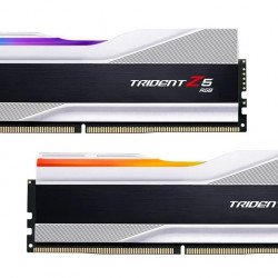 RAM памет за настолен компютър G.SKILL Trident Z5 RGB White 64GB(2x32GB) DDR5 PC5-48000 6400MHz CL32 F5-6400J3239G32GX2-TZ5RS