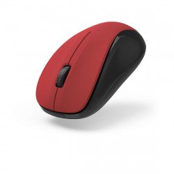 Мишка HAMA MW-300 V2 оптична 3-бутонна безжична мишка, тиха, USB приемник, червена