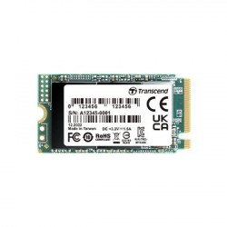 SSD Твърд диск TRANSCEND 1TB, M.2 2242, PCIe Gen3x4, NVMe, 3D TLC, DRAM-less