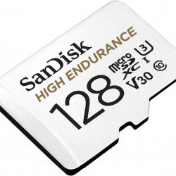 Флаш памет SANDISK Карта памет SANDISK High Endurance micro SDXC UHS-I, A1, SD Адаптер, 128GB, Class 10, 100Mb/s