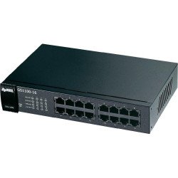 Мрежово оборудване ZYXEL Суич ZYXEL GS1100-16, 16 портов, Gigabit, за монтиране в шкаф