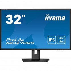Монитор IIYAMA XB3270QS-B5 31.5   IPS Panel, AG, 16:9, WQHD 2560 x 1440@60Hz, 4ms, 250 cd/m2, 1200:1, DVI, HDMI, DisplayPort, Speakers, Height adjustment, Pivot, Swivel, VESA 100, Black