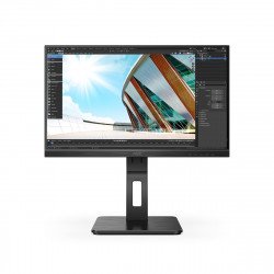 Монитор AOC 24P2C 23.8 inch WLED, IPS panel, 250cd/m2, 1920x1080, 75Hz, HDMI, Displayport,  USB-C, KVMswitch, 4xUSB 3.2, speakers, Height Adjust, Swivel, Pivot, sRGB, Docking