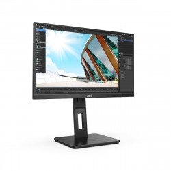 Монитор AOC 24P2C 23.8 inch WLED, IPS panel, 250cd/m2, 1920x1080, 75Hz, HDMI, Displayport,  USB-C, KVMswitch, 4xUSB 3.2, speakers, Height Adjust, Swivel, Pivot, sRGB, Docking