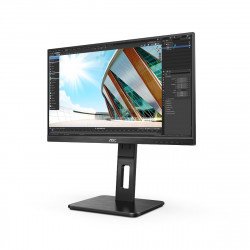 Монитор AOC 24P2C 23.8 inch WLED, IPS panel, 250cd/m2, 1920x1080, 75Hz, HDMI, Displayport,  USB-C, KVMswitch, 4xUSB 3.2, speakers, Height Adjust, Swivel, Pivot, sRGB, Docking