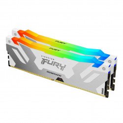 RAM памет за настолен компютър KINGSTON Fury Renegade White RGB 32GB(2x16GB) DDR5 6000MHz CL32 KF560C32RWAK2-32