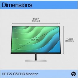 Монитор HP E27 G5, 27