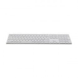 Клавиатура RAPOO Безжична клавиатура Rapoo E9800M, X-структурна, Multi-mode, Bluetooth, 2.4 GHz, Бял