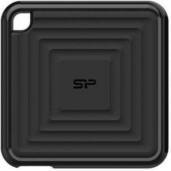 Външни твърди дискове SILICON POWER Външен SSD Silicon Power PC60, 1TB, USB 3.2 Gen2 Type-C, Черен