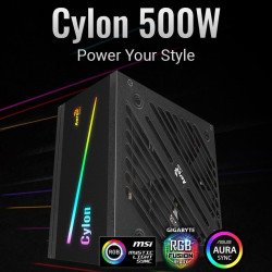 Кутии и Захранвания AEROCOOL RGB захранващ блок Cylon 500W CYLON-500W 80Plus