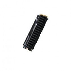 SSD Твърд диск TRANSCEND 2TB, M.2 2280, PCIe Gen4x4, NVMe, 3D TLC, with Dram(Metal Heatsink)