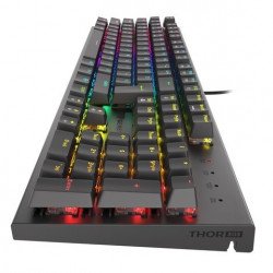Клавиатура GENESIS Mechanical Gaming Keyboard Thor 303 RGB Backlight Red Switch Hot Swap US Layout Black