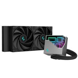 Охладител / Вентилатор DEEPCOOL водно охлаждане Water Cooling LT520 - Addressable RGB, Infinity mirror design - LGA1700/AM5