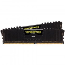 RAM памет за настолен компютър CORSAIR DDR4, 3600MHz 32GB 2x16GB DIMM, Unbuffered, 16-19-19-36, XMP 2.0 Vengeance LPX Black, 1.35V, EAN:0840006638414