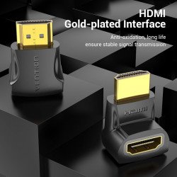 Кабел / Преходник VENTION    Адаптер Adapter HDMI Right Angle 270 Degree M/F - AINB0