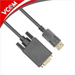 Кабел / Преходник VCOM кабел DisplayPort DP M / VGA M - CG607-1.8m