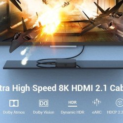 Кабел / Преходник Vention кабел Cable HDMI 2.1 - 1.5m - 8K/60Hz Black - AANBG