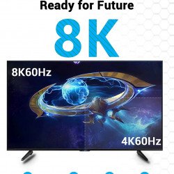 Кабел / Преходник Vention Кабел HDMI v2.1 M / M 1m  - 8K Dolby Vision HDR - AANBF