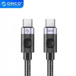 Кабел / Преходник ORICO кабел Cable USB C-to-C PD 100W Charging 1.0m Black - C2CZ-BK-10