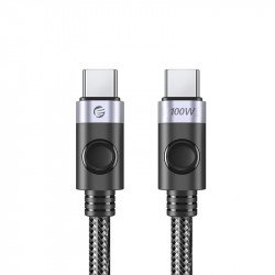 Кабел / Преходник ORICO кабел Cable USB C-to-C PD 100W Charging 1.0m Black - C2CZ-BK-10