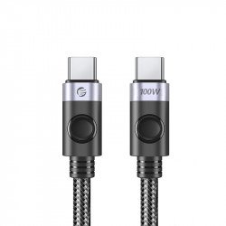 Кабел / Преходник ORICO кабел Cable USB C-to-C PD 100W Charging 1.5m Black - C2CZ-BK-15