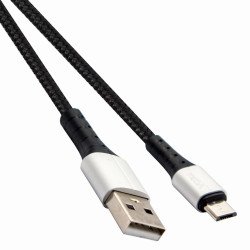 Кабел / Преходник VCOM Кабел USB 2.0 AM / Micro USB M 2A Charging, 1m - CU278M
