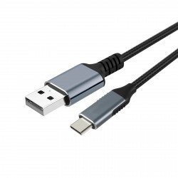 Кабел / Преходник VCOM Кабел USB 3.1 Micro type C / USB 2.0 AM Black - CU405M-1.8m