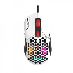 Мишка Xtrike ME геймърска мишка Gaming Mouse GM-316W - 7200dpi, Detachable covers, White