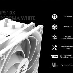 Охладител / Вентилатор ZALMAN охладител за процесор CPU Cooler CNPS10X PERFORMA WHITE