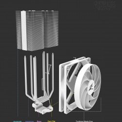 Охладител / Вентилатор ZALMAN охладител за процесор CPU Cooler CNPS10X PERFORMA WHITE