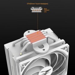 Охладител / Вентилатор ZALMAN охладител за процесор CPU Cooler CNPS10X PERFORMA WHITE