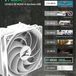 Охладител / Вентилатор ZALMAN охладител за процесор CPU Cooler CNPS10X PERFORMA WHITE