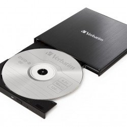 DVD / CD / RW Устройства VERBATIM External Slimline CD/DVD Writer USB 3.2 Gen 1/USB-C