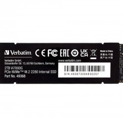 Външни твърди дискове VERBATIM Vi7000G Internal PCIe NVMe M.2 SSD 2TB