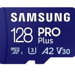 Флаш памет SAMSUNG 128GB micro SD Card PRO Plus with USB Reader, UHS-I, Read 180MB/s - Write 130MB/s