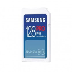 Флаш памет SAMSUNG 128GB SD Card PRO Plus, UHS-I, Read 180MB/s - Write 130MB/s