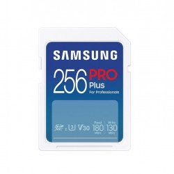 Флаш памет SAMSUNG 256GB SD Card PRO Plus, UHS-I, Read 180MB/s - Write 130MB/s