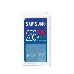 Флаш памет SAMSUNG 256GB SD Card PRO Plus, UHS-I, Read 180MB/s - Write 130MB/s