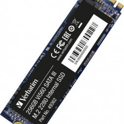 SSD Твърд диск VERBATIM Vi560 S3 M.2 SSD 256GB