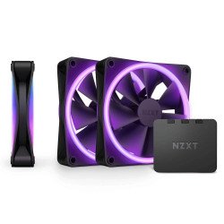 Охладител / Вентилатор NZXT Комплект вентилатори NZXT F120 RGB Duo Black 3бр + RGB Контролер