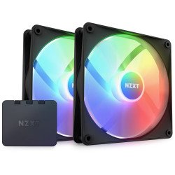 Охладител / Вентилатор NZXT Комплект вентилатори NZXT F140 RGB Core Black, 2 x 140mm + RGB Контролер