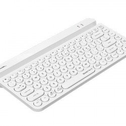 Клавиатура A4TECH Безжична клавиатура A4tech Fstyler FBK30, Bluetooth, 2.4G, Стойка за телефон, Кирилизирана, Бяла
