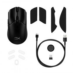 Мишка KINGSTON Геймърска мишка HyperX Pulsefire Haste 2, Wireless, RGB, USB, Черен