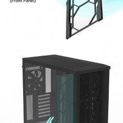 Кутии и Захранвания ZALMAN кутия Case EATX - Z10 PLUS - Tempered Glass