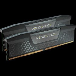 RAM памет за настолен компютър CORSAIR DDR5, 5200MT/s 32GB 2x16GB DIMM, Unbuffered, 40-40-40-77, Std PMIC, AMD EXPO, VENGEANCE DDR5 Cool Grey Heatspreader, Black PCB, 1.25V