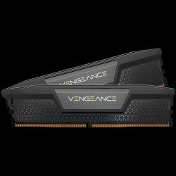 RAM памет за настолен компютър CORSAIR DDR5, 5600MT/s 32GB 2x16GB DIMM, Unbuffered, 36-36-36-76, Std PMIC, XMP 3.0, VENGEANCE DDR5 Black Heatspreader, Black PCB, 1.25V