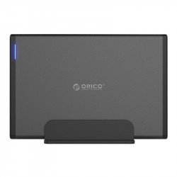 SSD Твърд диск ORICO Orico кутия за диск Storage - Case - 3.5 inch Vertical, USB3.0, Power adapter, UASP, black - 7688U3-BK